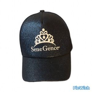 SeneGence Blue Sparkly Hat with Velcro adjustable strap